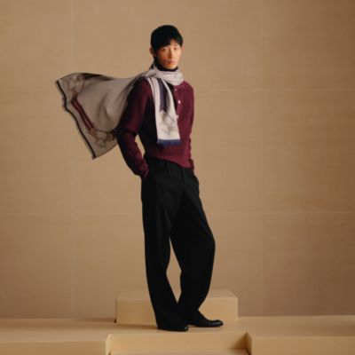 レクタングル - マロン - メンズ, ネクタイ・スカーフ・マフラー